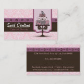 Bakery/Cakes/Sweets Creations Visitekaartje (Voorkant / Achterkant)
