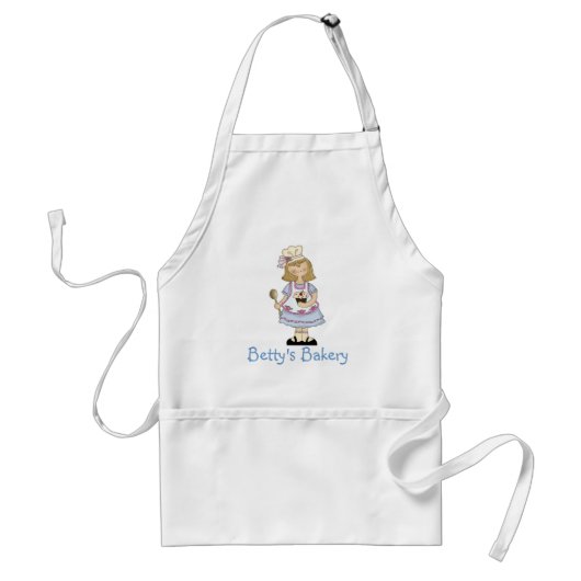 Bakery Chef Apron Standaard Schort (Voorkant)