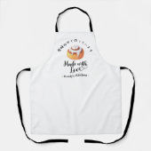 Bakery Cinnamon Roll Modern Minimalist Baking Schort (Voorkant)