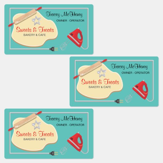 Bakery Cookie Business Stickers (Groep)