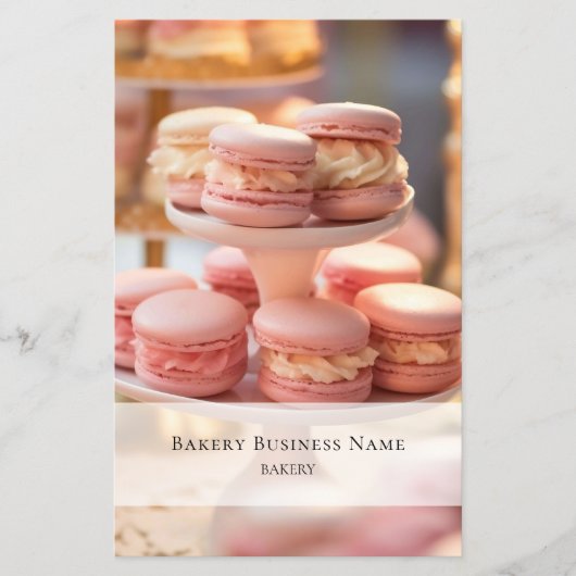 Bakery Custom Foto Sociale Media QR Code Flyer (Voorkant)