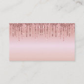 Bakery Glitter Drift Roos Gold Loyalty Punch (Achterkant)