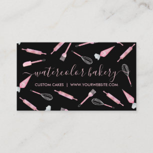 Bakery Homemade Pastry Chef Branding Visitekaartje