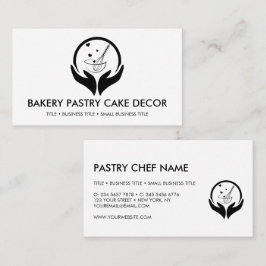 Bakery koken gebak pizzeria logo visitekaartje