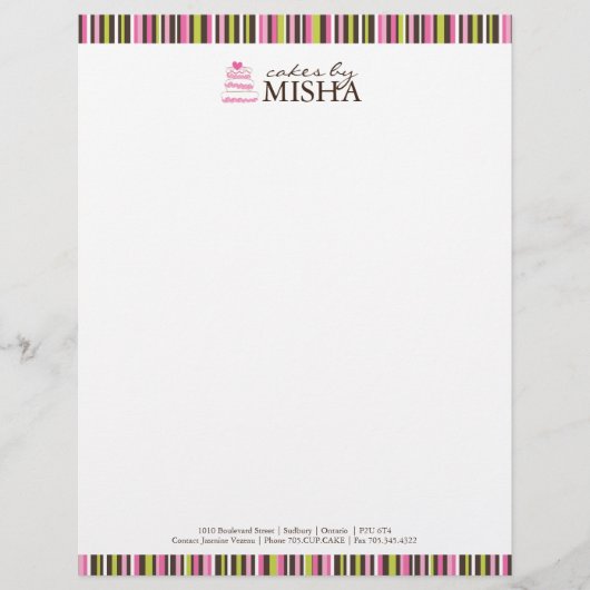 Bakery Letterhead Briefhoofd (Voorkant)