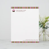 Bakery Letterhead Briefhoofd Ontwerp (Staand voorkant)