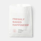 Bakery Modern Custom Logo Paper Bag Bedankzakje (Voorkant)