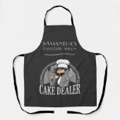 Bakery Owner Cake Dealer Funny Personalized Schort (Voorkant)