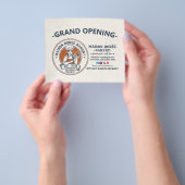 Bakery Pastry Chef Baking Catering Grand Opening Flyer (Hand)