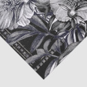 Bakery Patisserie French  Black Ad Peony Tissuepapier (Detail)