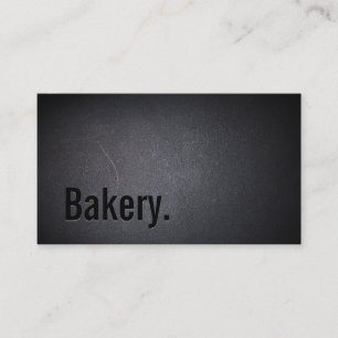 Bakery Professional Dark Minimalist Visitekaartje