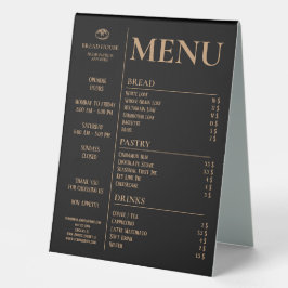 Bakery Small Caffee Table Menu