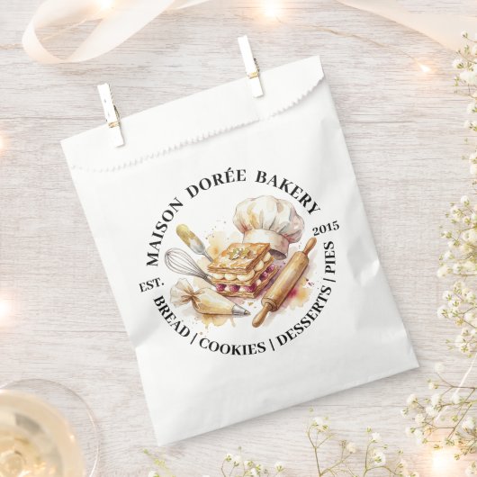 Bakery Store Pastry Chef Dessert Sweets Cake Baker Bedankzakje (Geknipt)