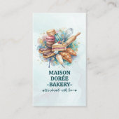 Bakery Store Pastry Chef Dessert Sweets Cake Baker Visitekaartje (Voorkant)
