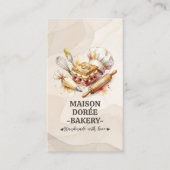 Bakery Store Pastry Chef Dessert Sweets Cake Baker Visitekaartje (Voorkant)