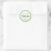 Bakery Thank You Sticker - Custom Baking Design (Sac)