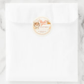 Bakery Thank You Sticker - Cute Girl Baker Design  (Sac)