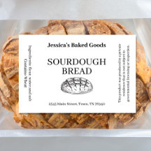 Bakeryproductlabel voor cottage bakkerij SD01_2rt
