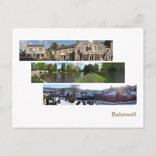 Bakewell Panoramas Briefkaart (Voorkant)