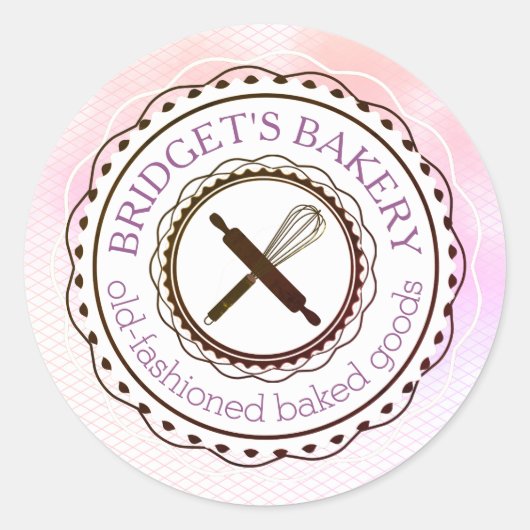 Bakgerei whisk uit de keuken van sticker (Voorkant)