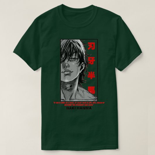 BAKI HANMA T-SHIRT (Design voorkant)