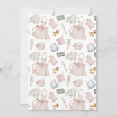 Baking Anniversaire Thème Invitation Filles Annive (Dos)