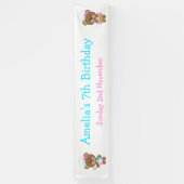 Baking Beer Birthday Party Spandoek (Verticaal)