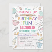Baking Birthday Party Invitation (Devant)