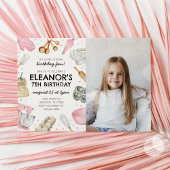 Baking Birthday Photo Invitation Cupcake Invitatio