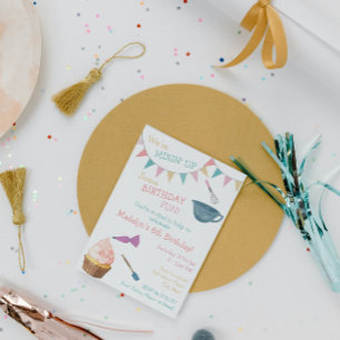 Baking Birthday Uitnodiging