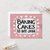 Baking Cakes Est Ma Carte De Voeux De Confusion (Devant/Arrière en situation)