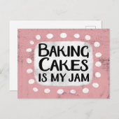 Baking Cakes Est Ma Carte Postale De Jam (Devant / Derrière)