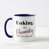 Baking C'est de la chimie Monogramme Mug (Gauche)