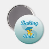 Baking Chick 3 Magneet (Voorkant / Achterkant)