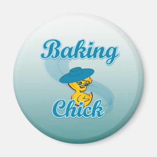 Baking Chick 3 Magneet (Voorkant)
