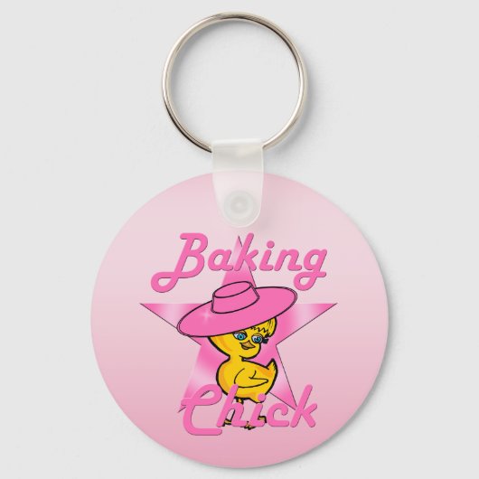 Baking Chick 8 Sleutelhanger (Voorkant)