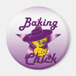 Baking Chick #9 Magneet