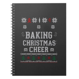 Baking Christmas Cheer Gingerbread Oven Brei Patro Notitieboek