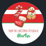 Baking Christmas Cookie stickers<br><div class="desc">Baking Christmas Cookie stickers</div>