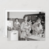 Baking Class, 1935 Briefkaart (Voorkant / Achterkant)