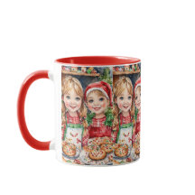 Baking cookies with grand-ma Mug