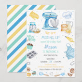 Baking Cooking Party Birthday Invitation (Devant / Derrière)
