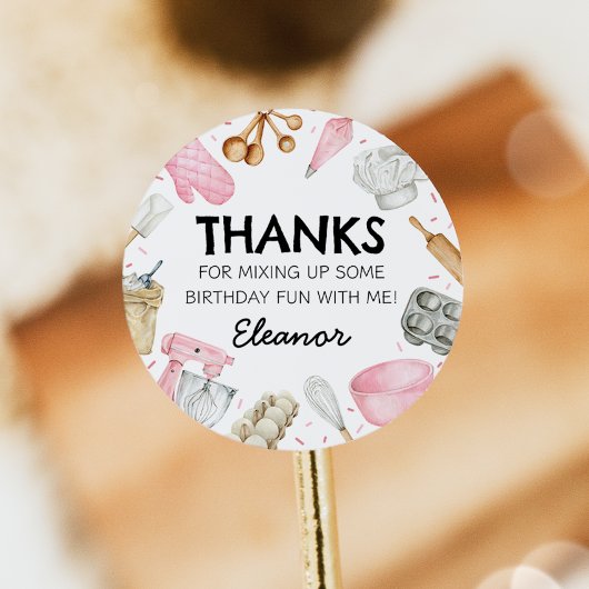 Baking Cupcake Décoration Girl Stickers Anniversai