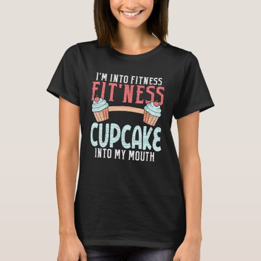 Baking Cupcake Pastry T-shirt (Voorkant)