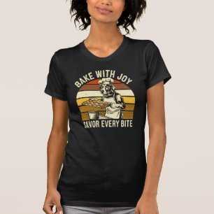 Baking Dog Retro Chef – Grappig Cookie Liefhebber T-shirt