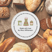 Baking From The Heart Ronde Sticker