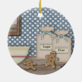 Baking Gingerbread Hommes Ornement (Dos)