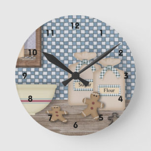 Baking Gingpain Horloge murale