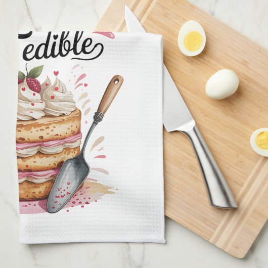 Baking Is Love Quote Kitchen Baker Personalized Theedoek (Quarter Fold)