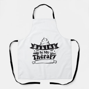 Baking is mijn bakker. schort